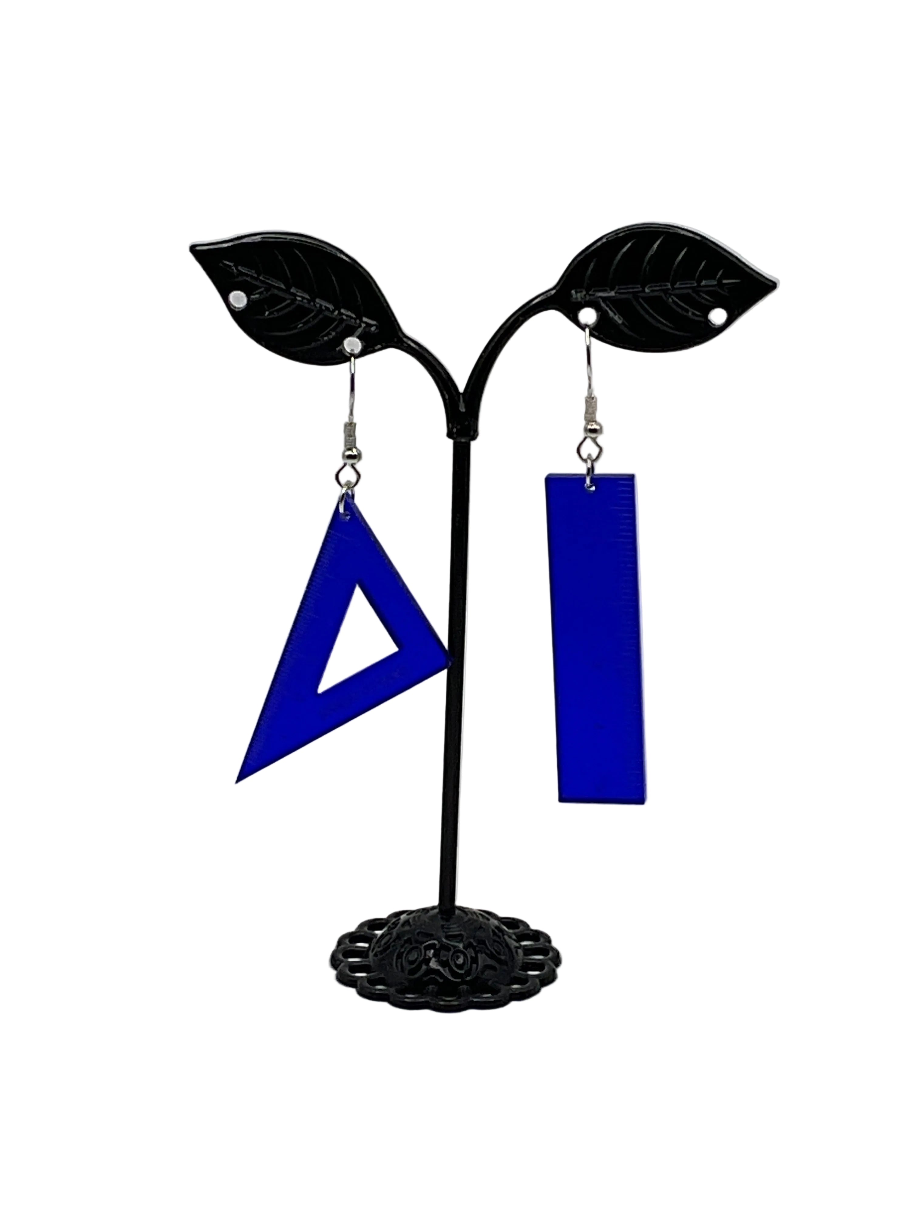 Trigon and Ruler Earrings