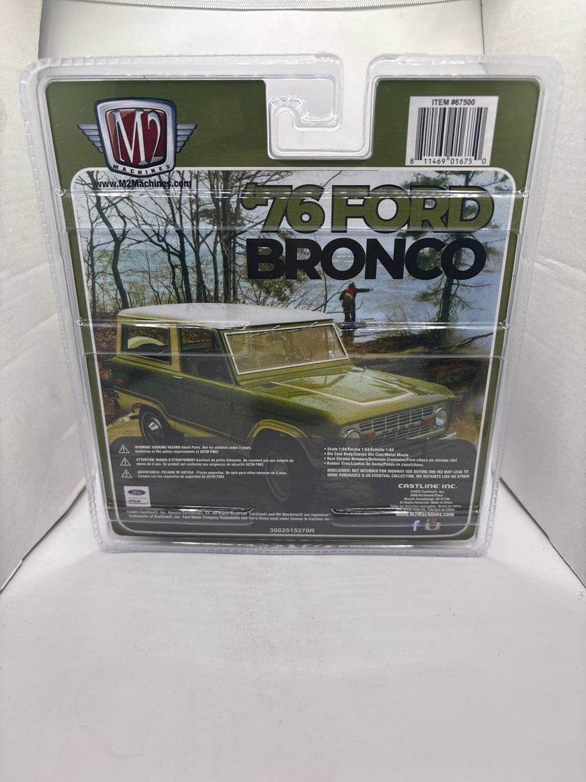 M2 1976 Ford Bronco Diecast green