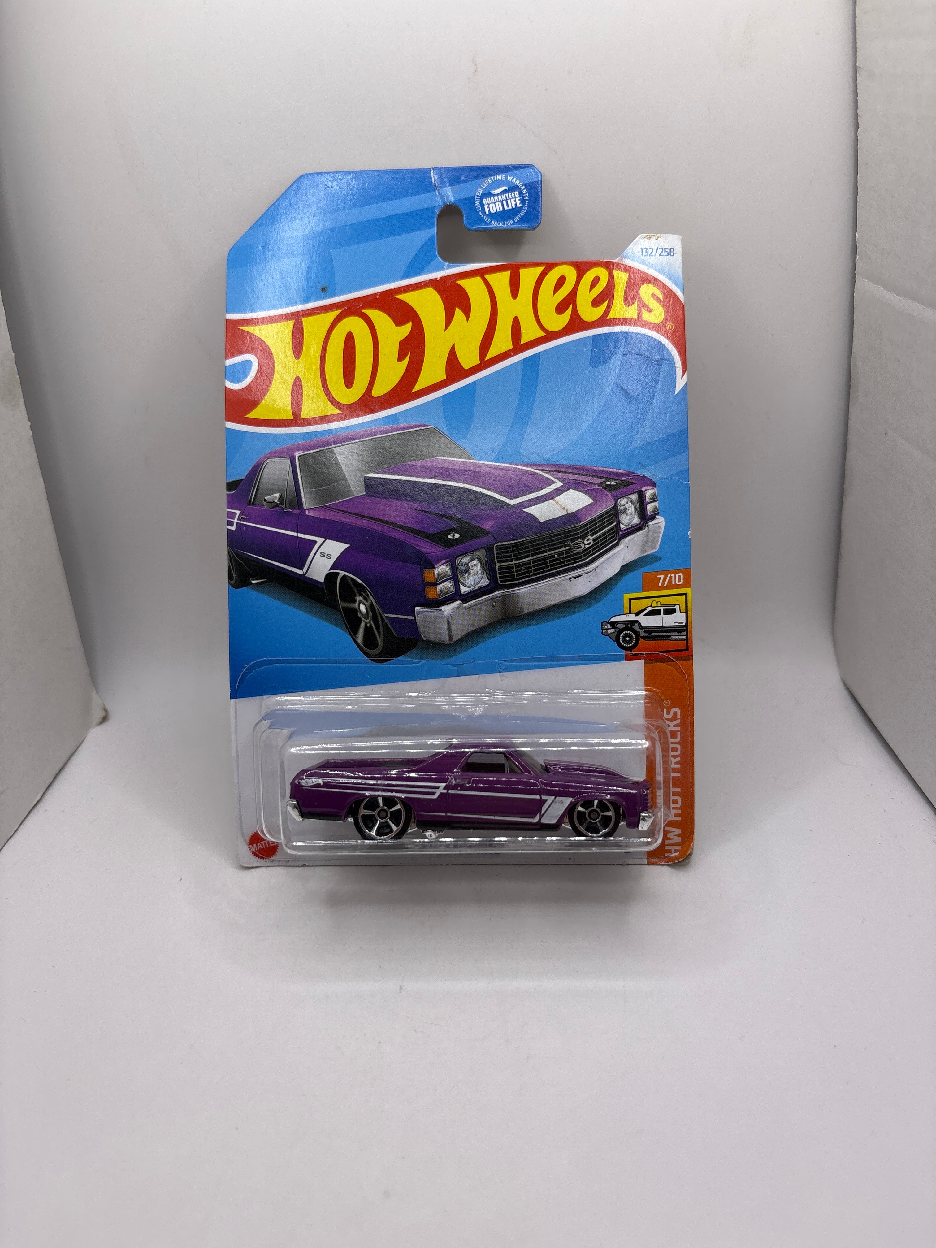 Hot Wheels 71 El Camino Diecast purple