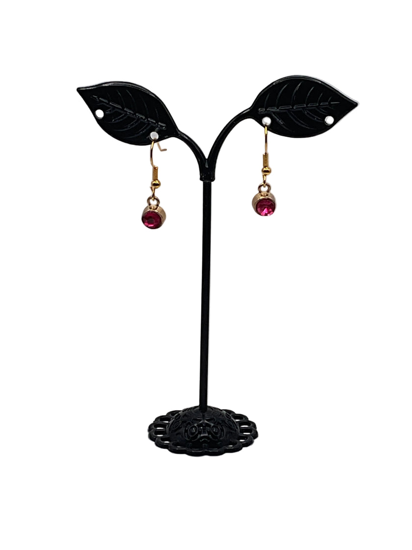 Crystal and Crosses Earrings