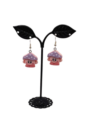 Game Mushroom Earrings