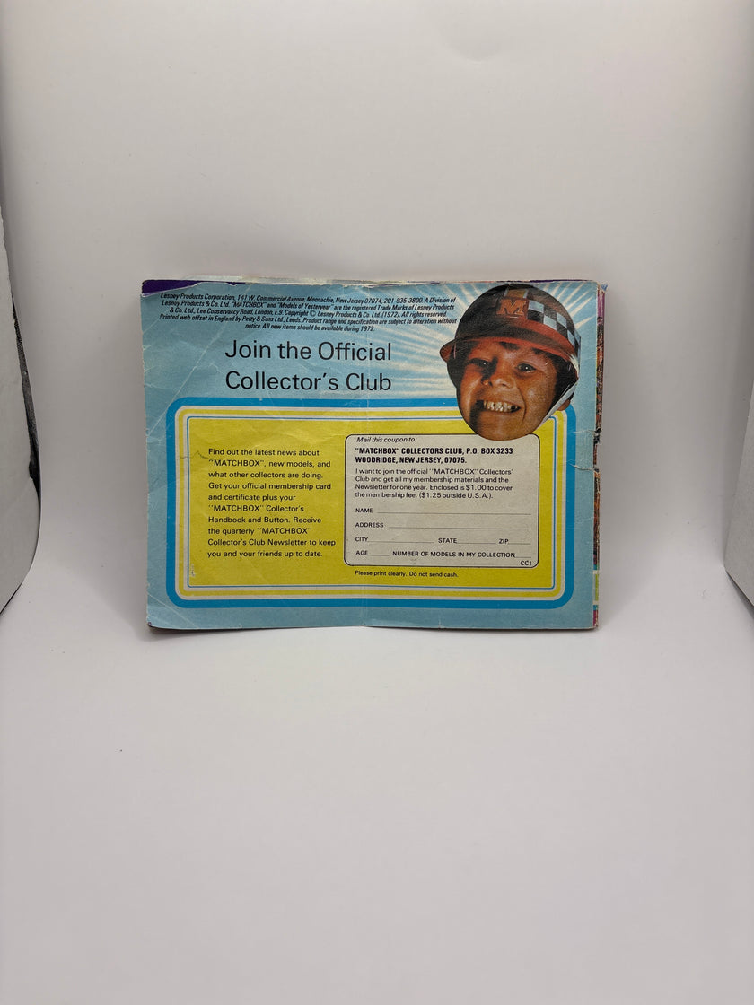 Matchbox 1972 Collector’s Catalogue Diecast