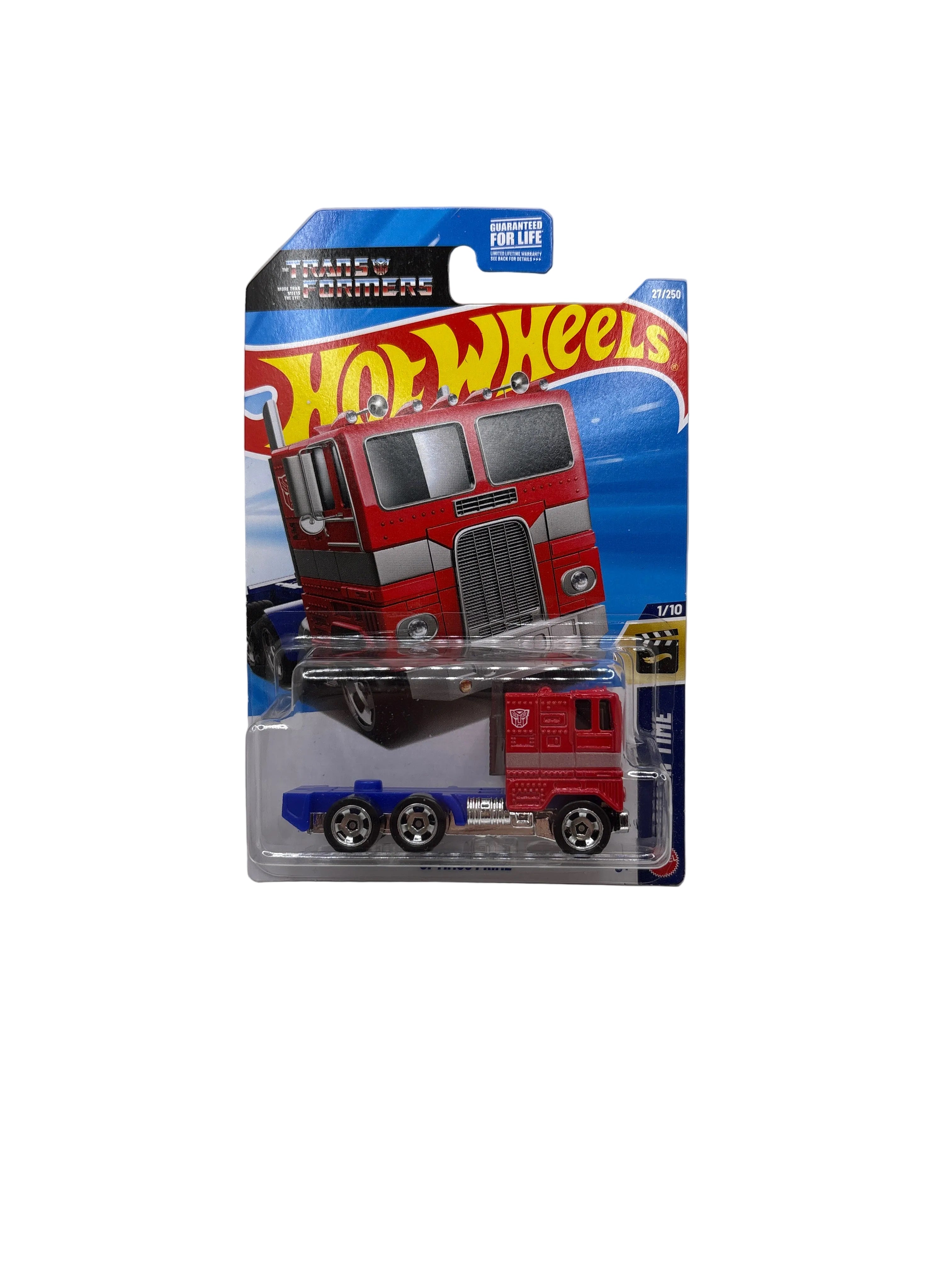 Hot Wheels Optimus Prime Diecast red