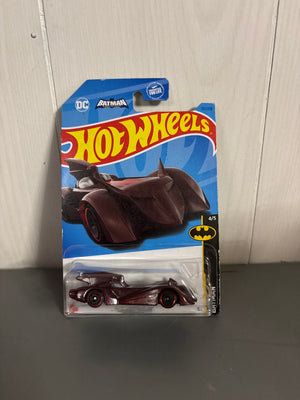Hot Wheels Batmobile Diecast red