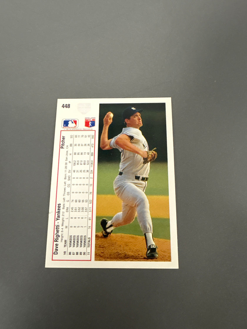 Upper Deck Dave Righetti