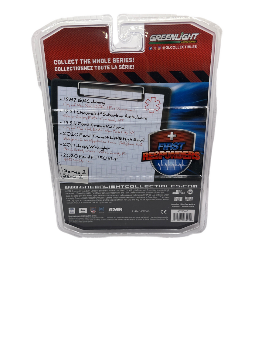 Greenlight 2020 Ford Transit LWB High Roof Diecast