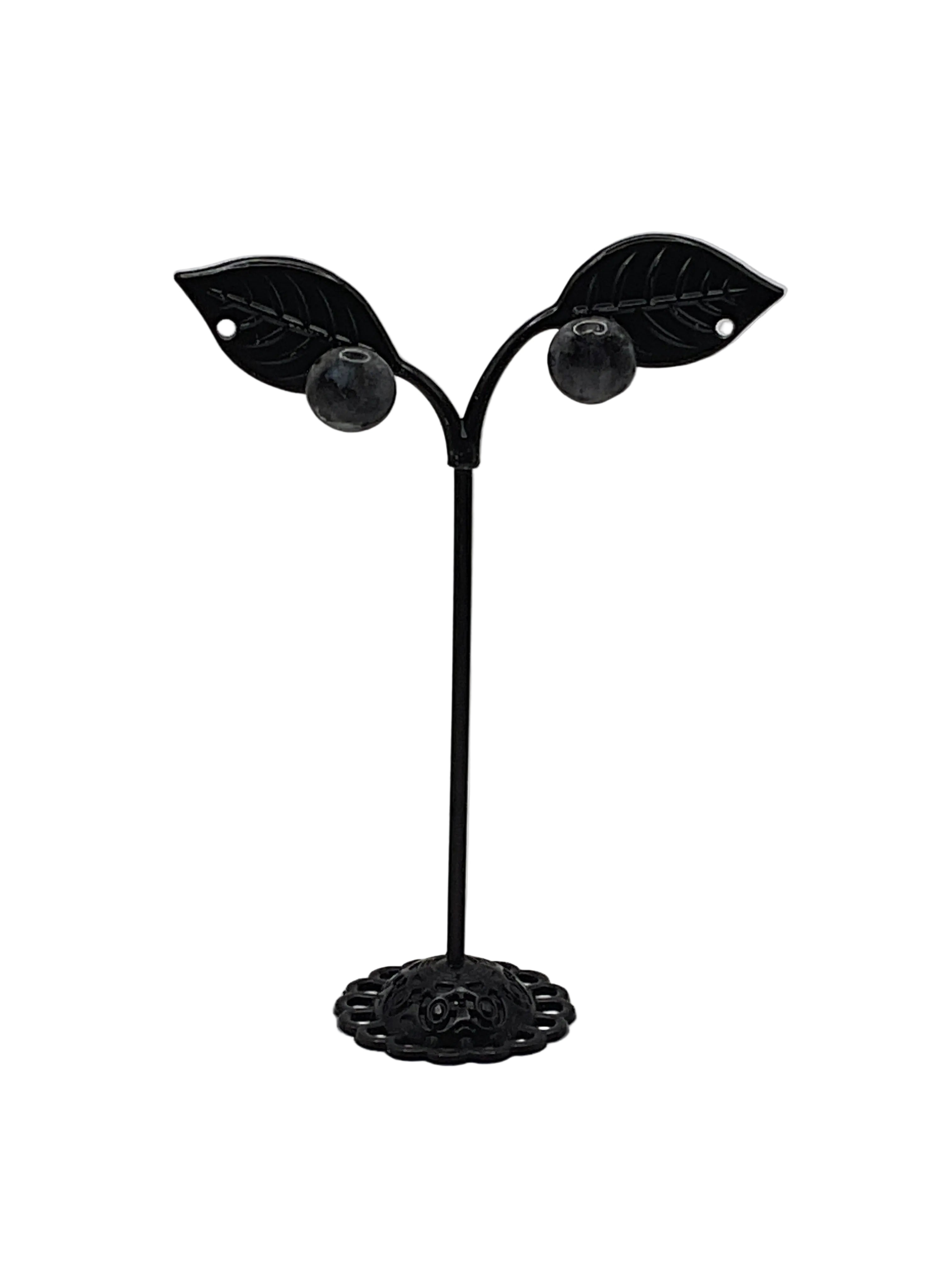 Round Stone Earrings