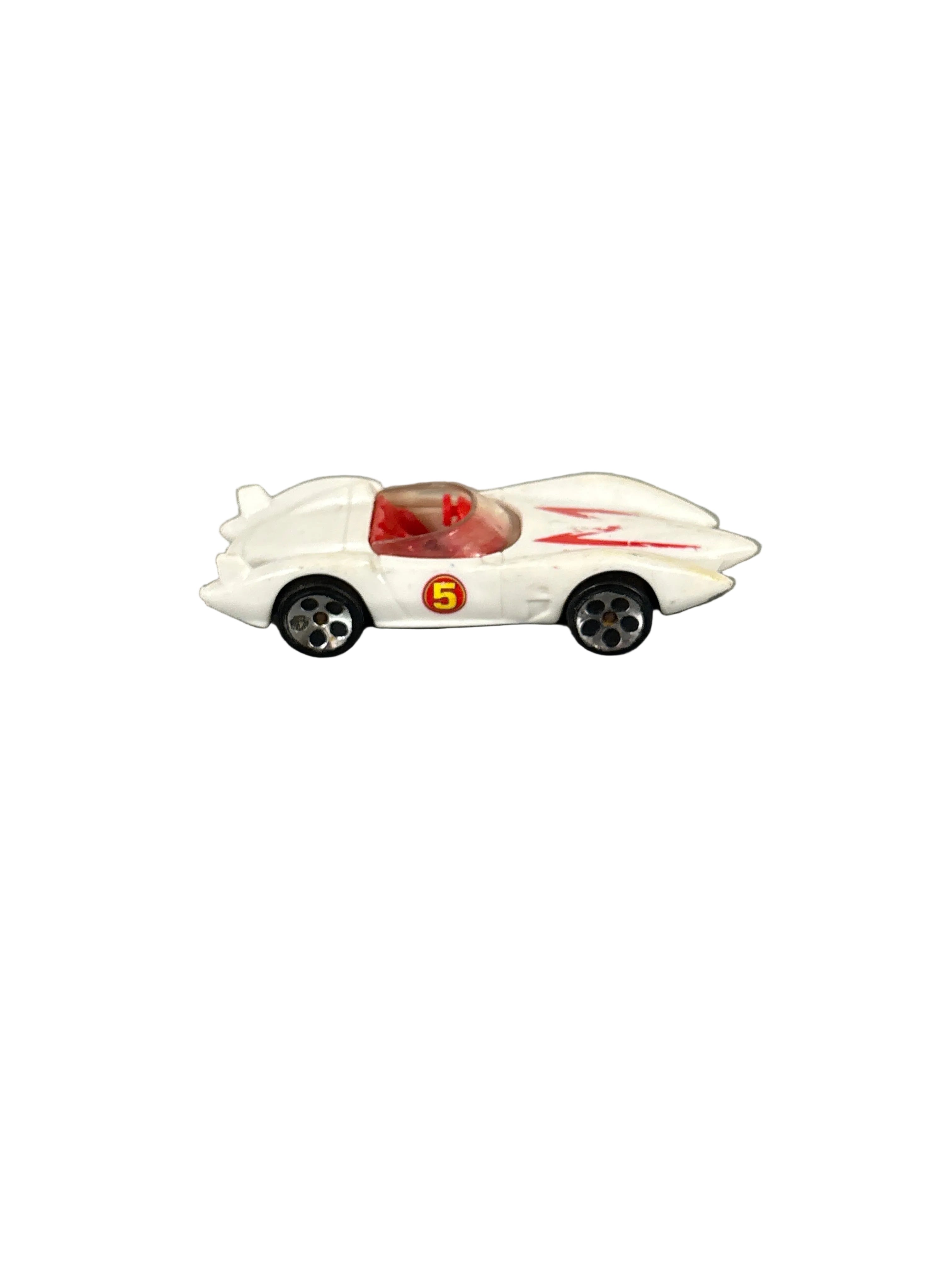 Hot Wheels Mach 5 Diecast white