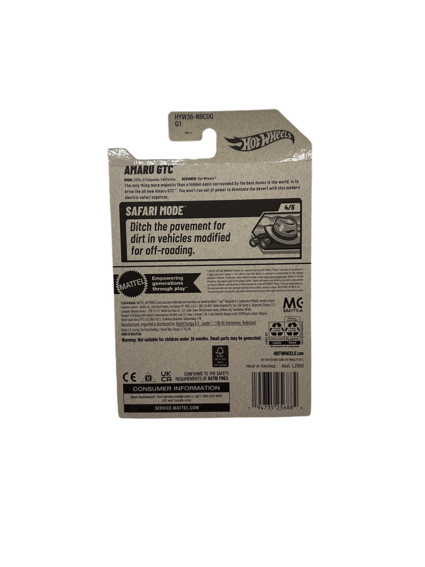 Hot Wheels Amaru GTC Diecast