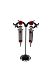 Syringe earrings