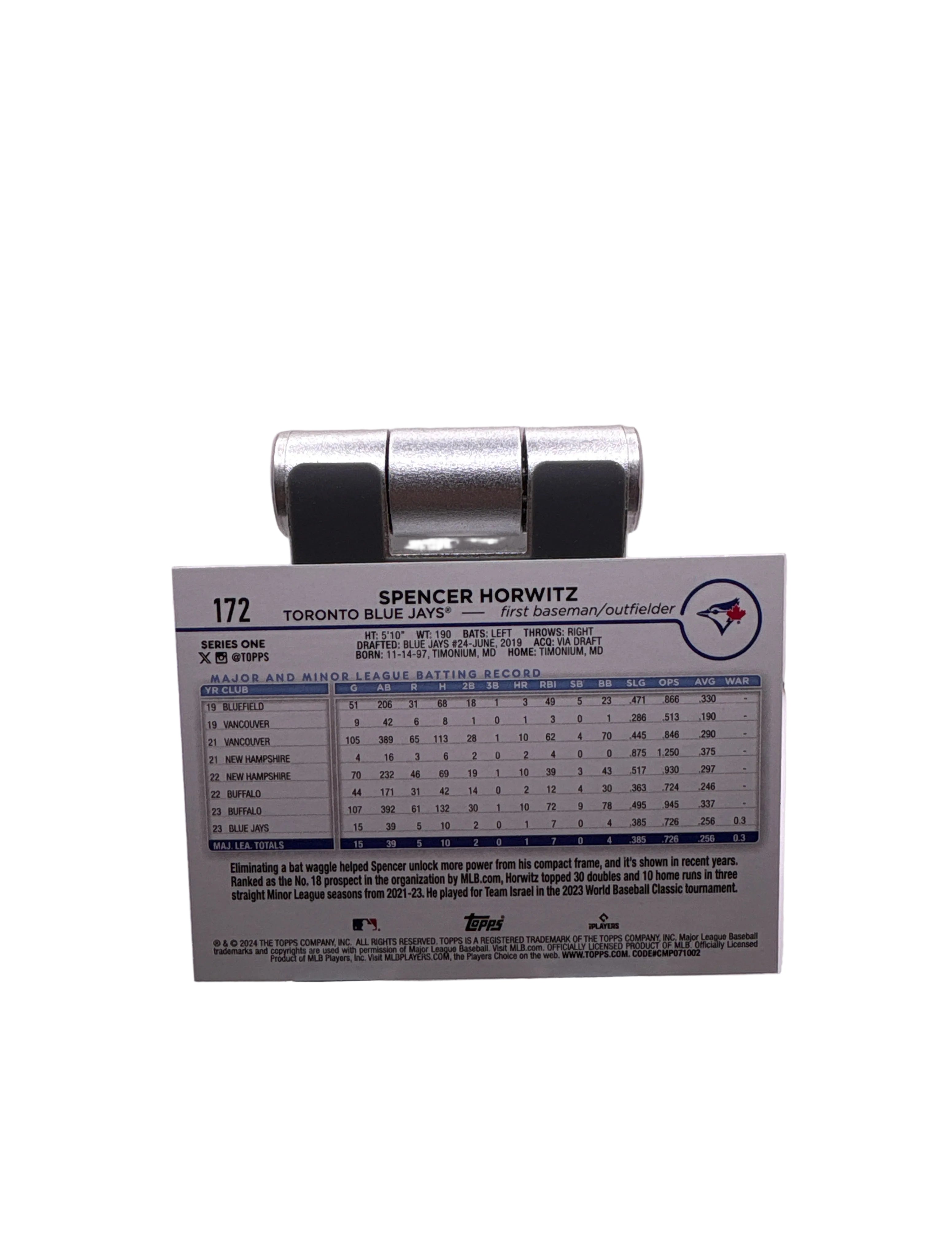 Topps Spencer Horwitz