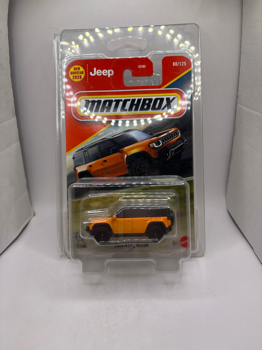 Matchbox 2025 Jeep Recon Diecast orange