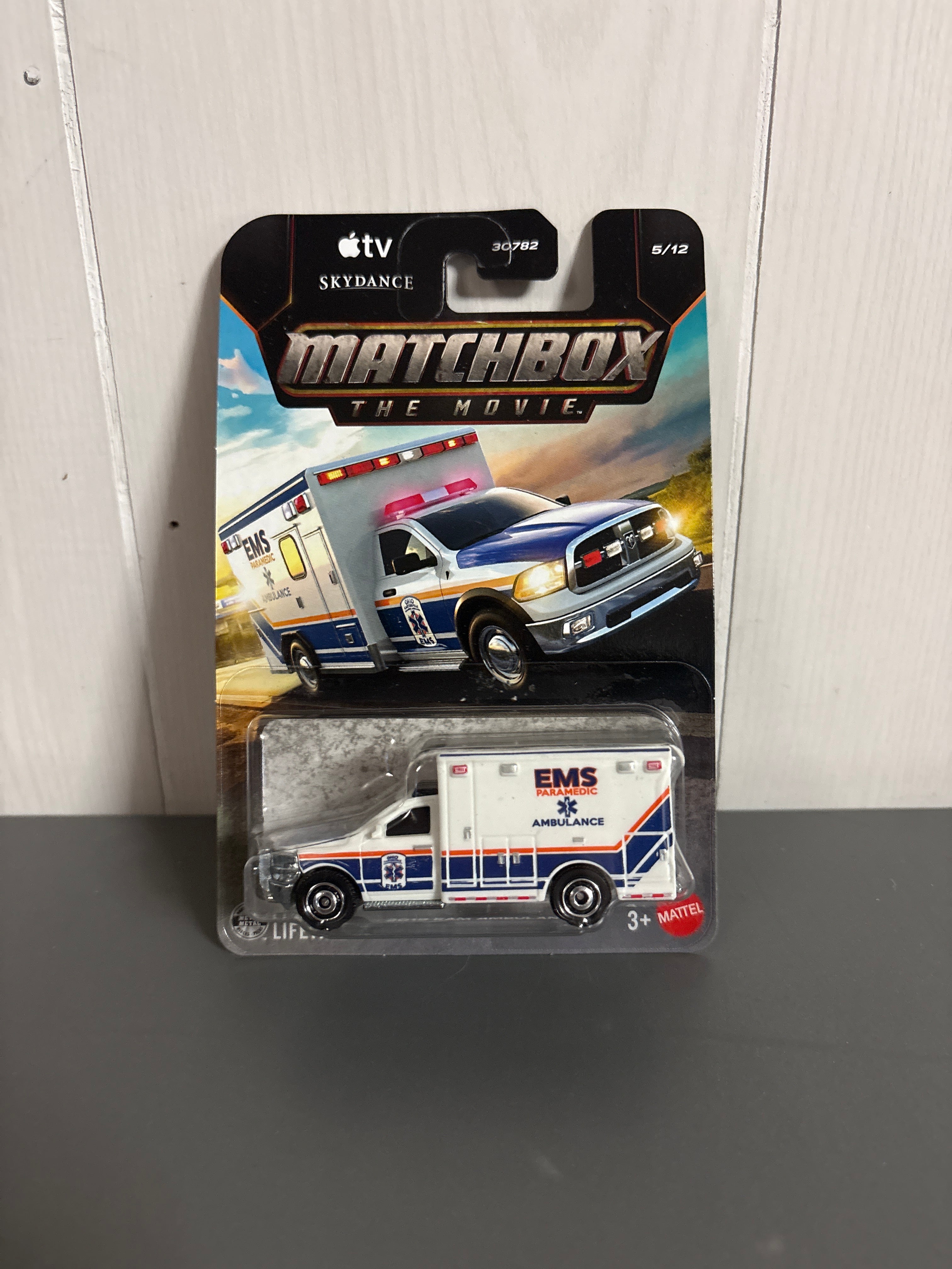 Matchbox 2019 Ram Ambulance Diecast white