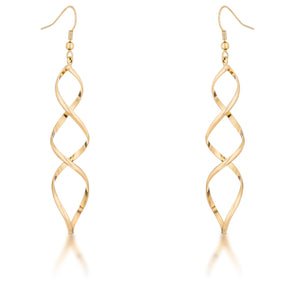 Golden Twist Earrings