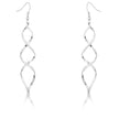 Silver Twist Earrings