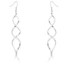 Silver Twist Earrings