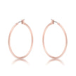 Elegant Rosegold Hoop Earrings