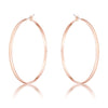 55mm Rose Gold Plated Classic Hoop Earrings