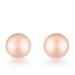 Tanya Rose Gold Sphere Stud Earrings