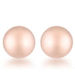 Julia Rose Gold Sphere Stud Earrings