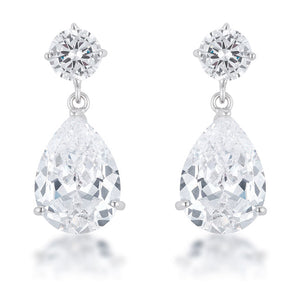 Shimmering CZ Earrings