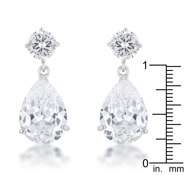 Shimmering CZ Earrings