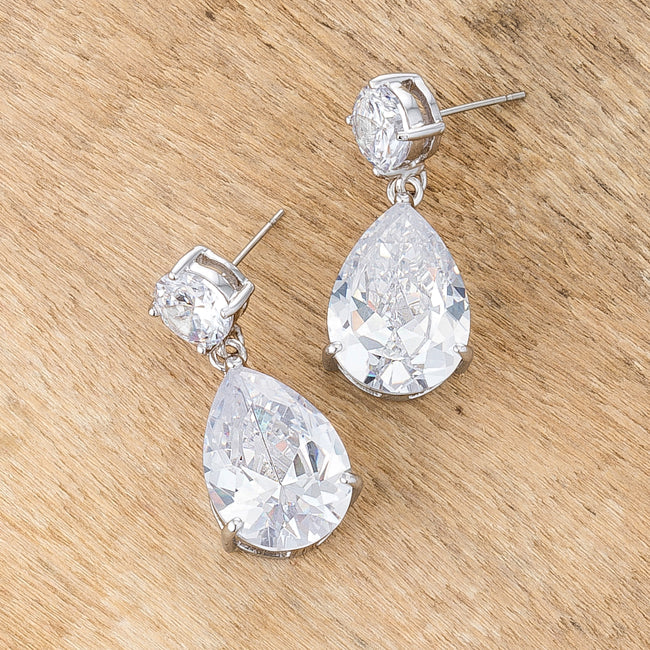 Shimmering CZ Earrings