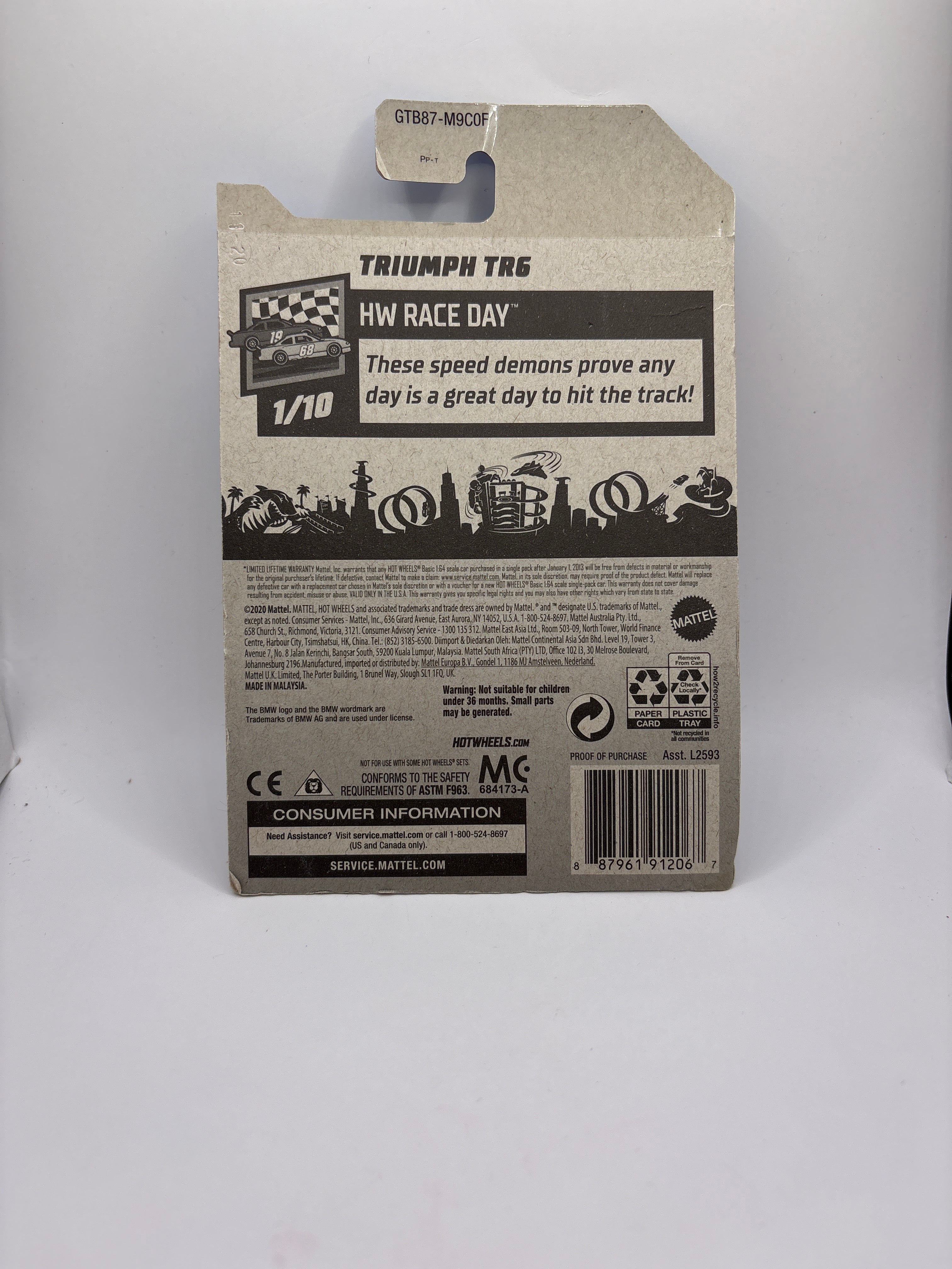 Hot Wheels Triumph TR6 Diecast