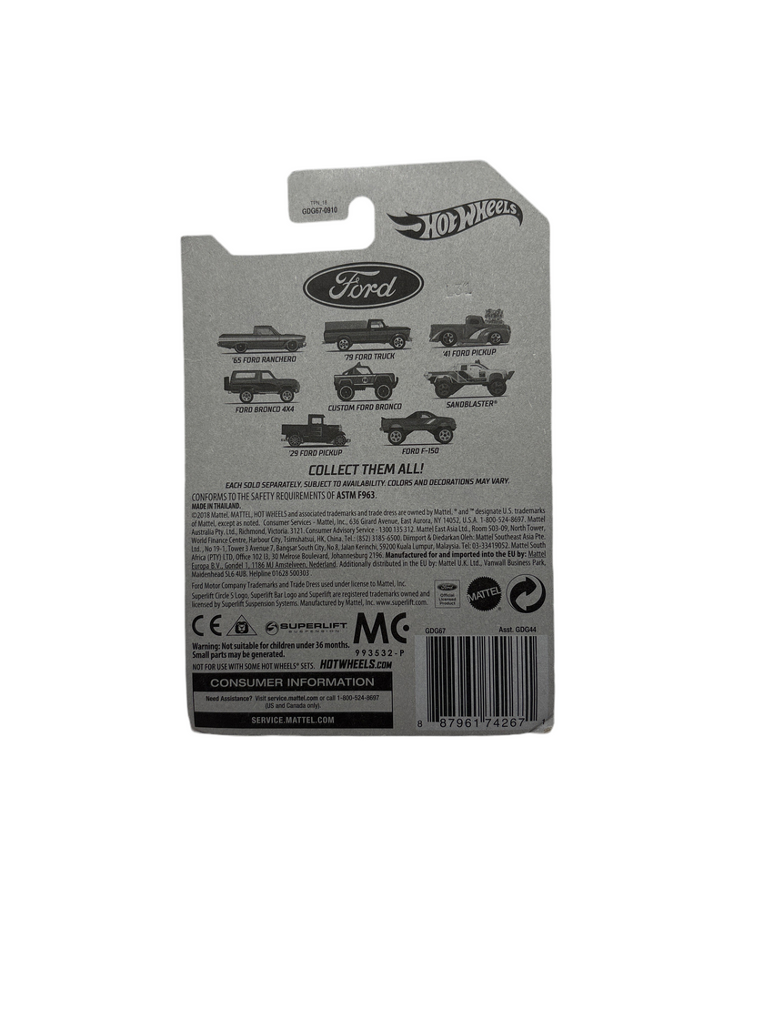 Hot Wheels Sandblaster Diecast white