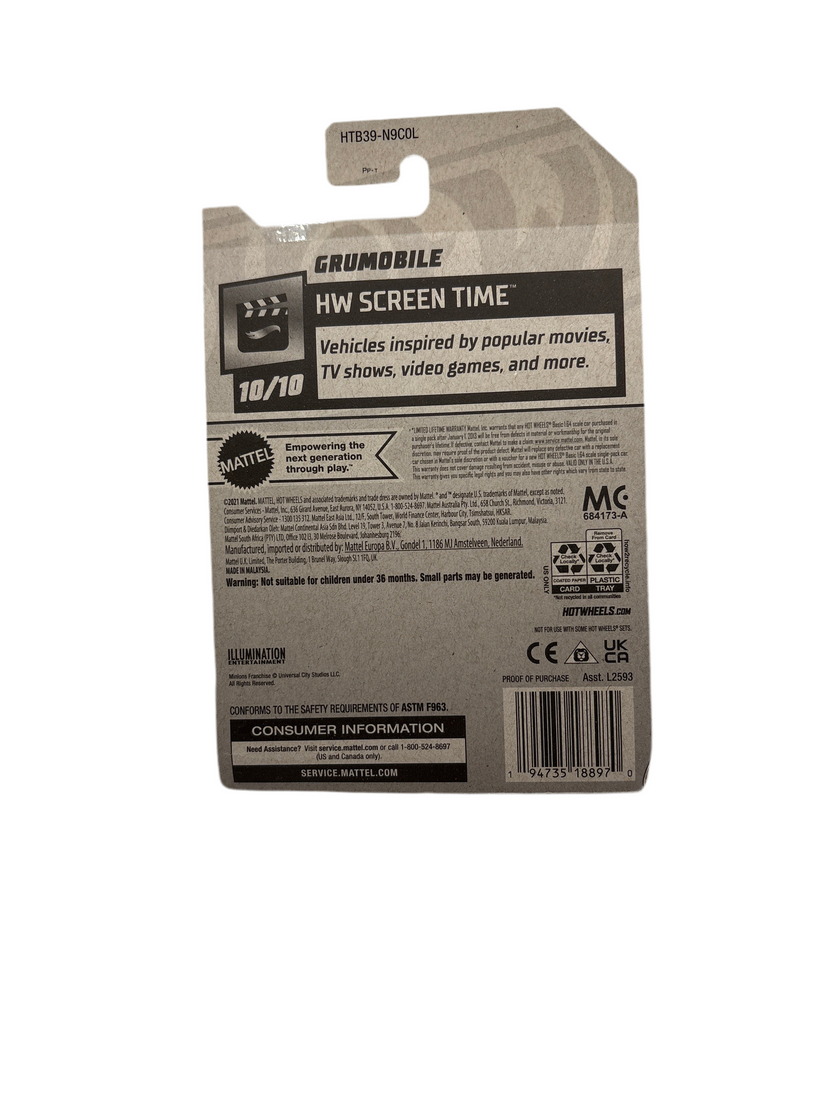 Hot Wheels Grumobile Diecast