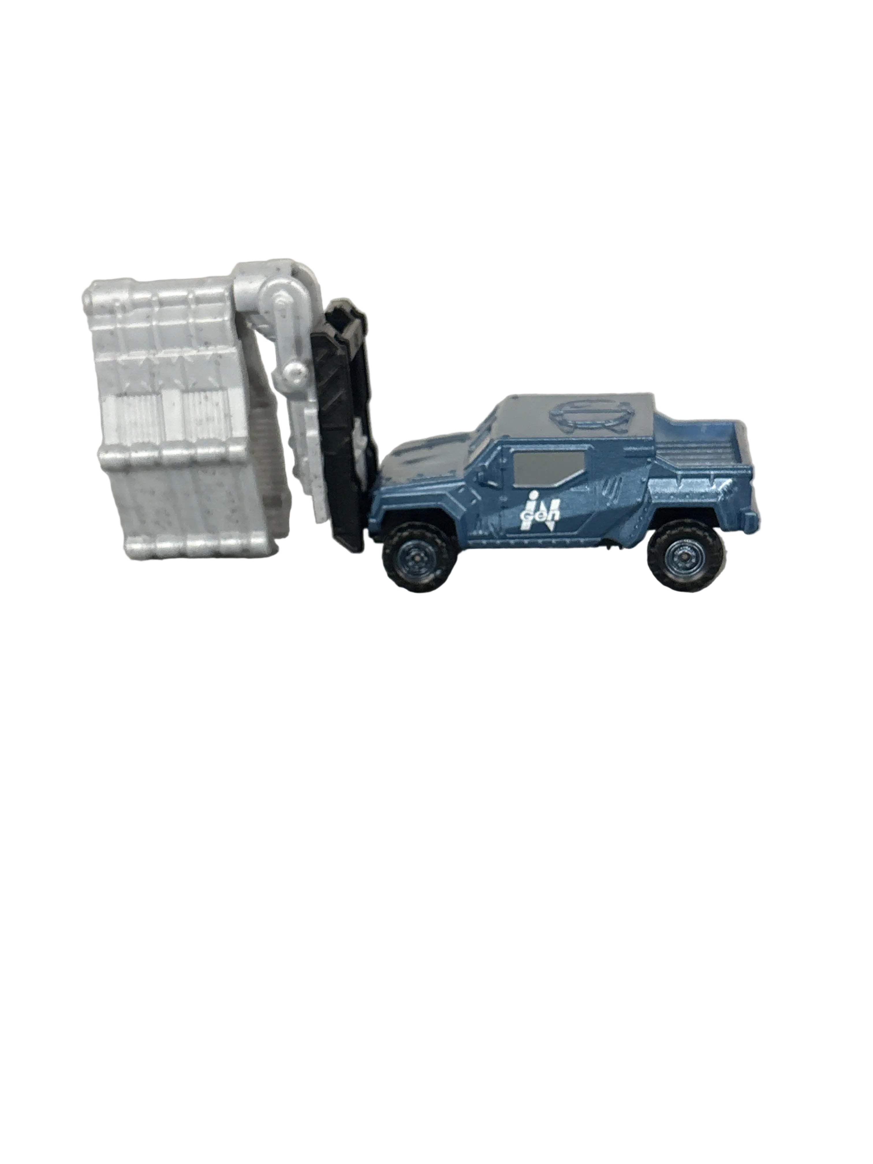 Matchbox Stegosaurus Claw Carrier Diecast blue