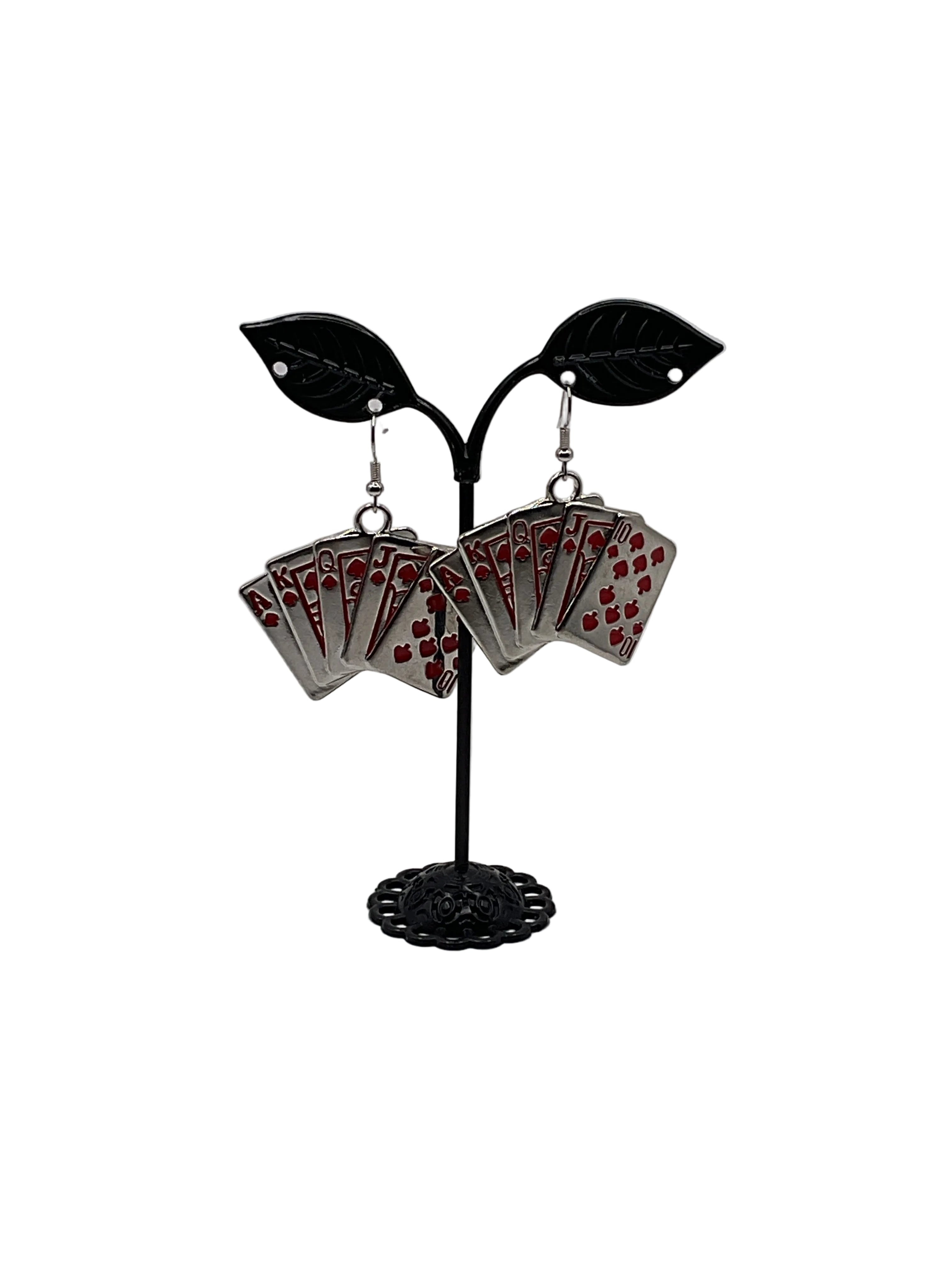 Royal Flush in Red Spades