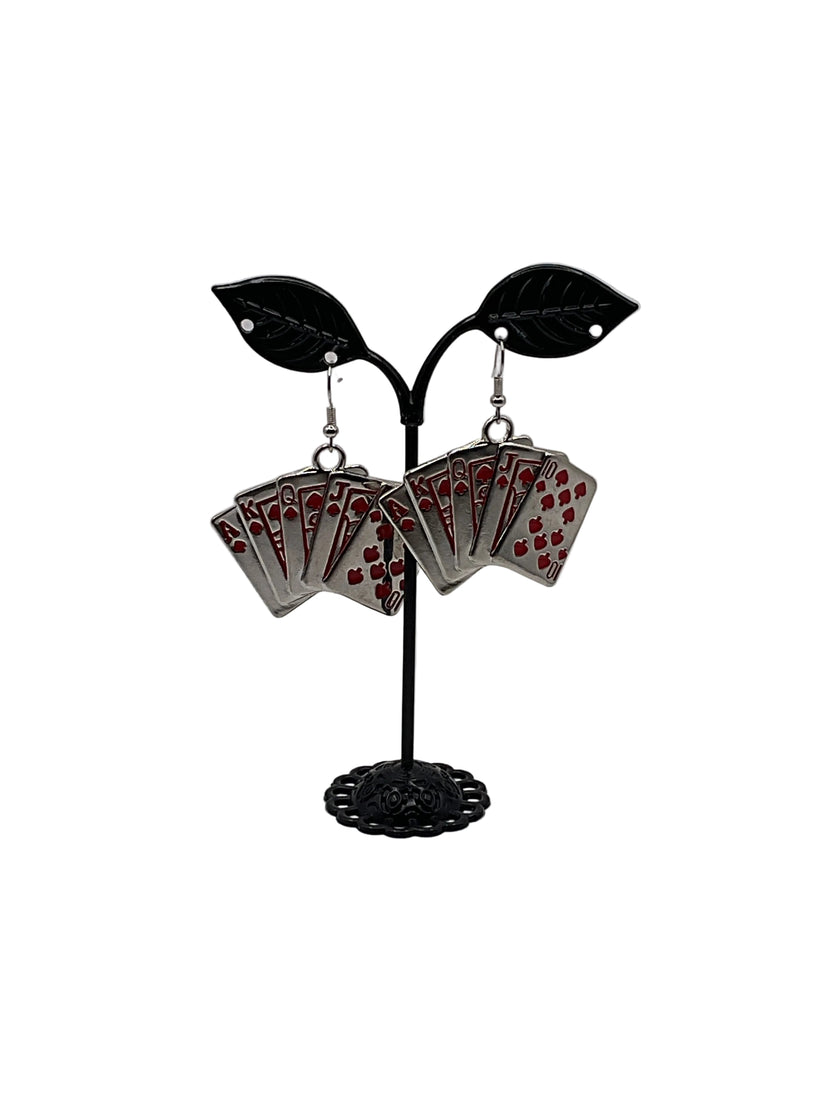 Royal Flush in Red Spades
