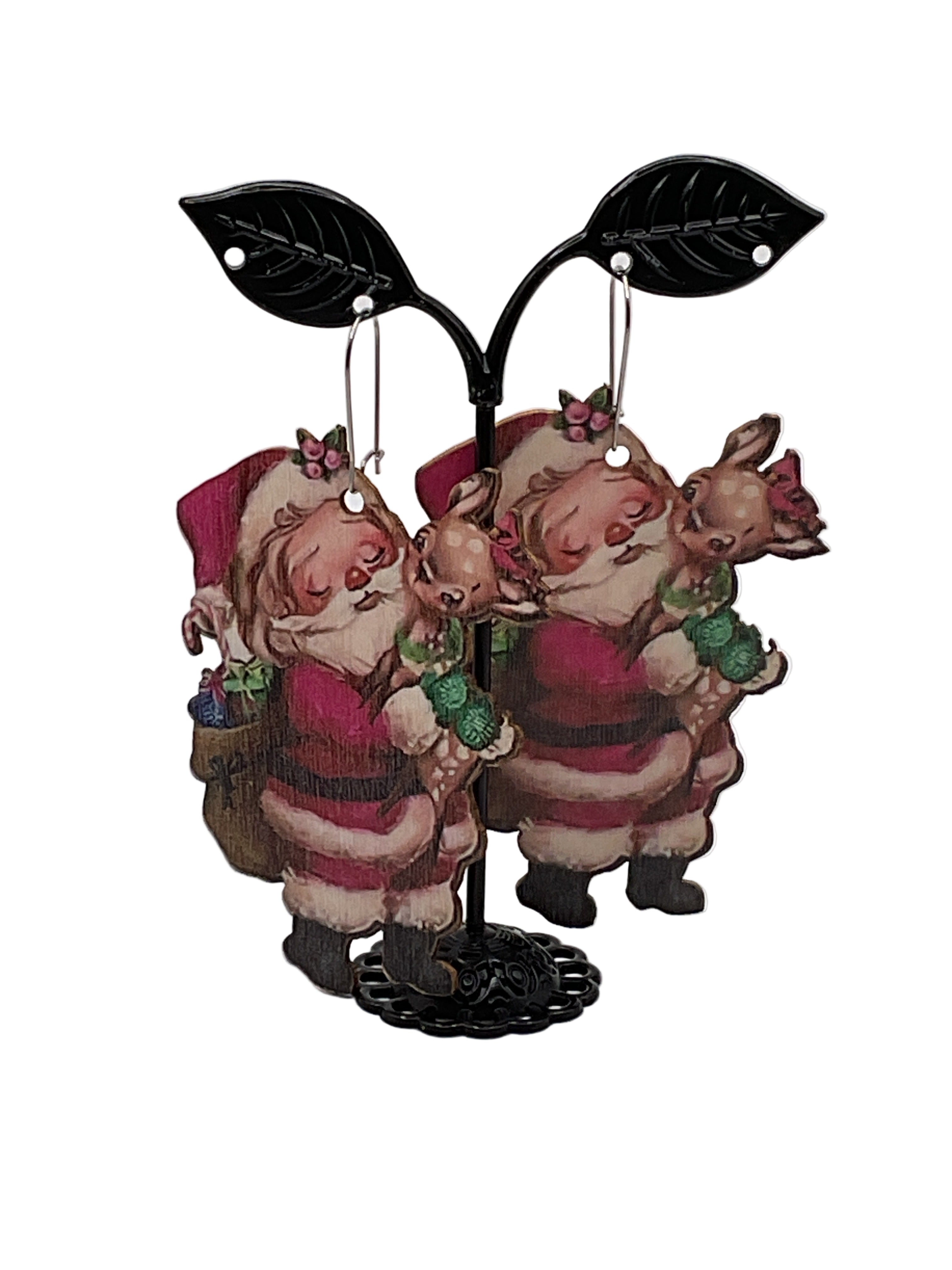 Country Christmas Earrings