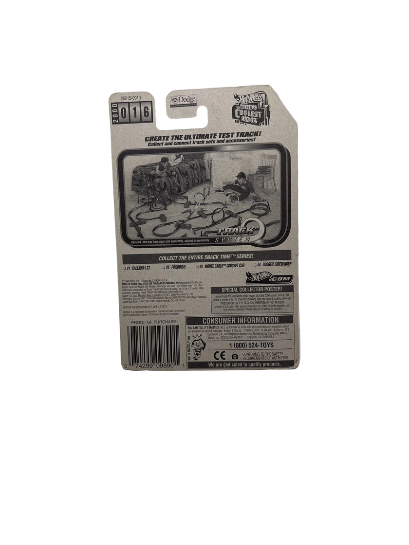Hot Wheels Dodge Sidewinder Diecast yellow
