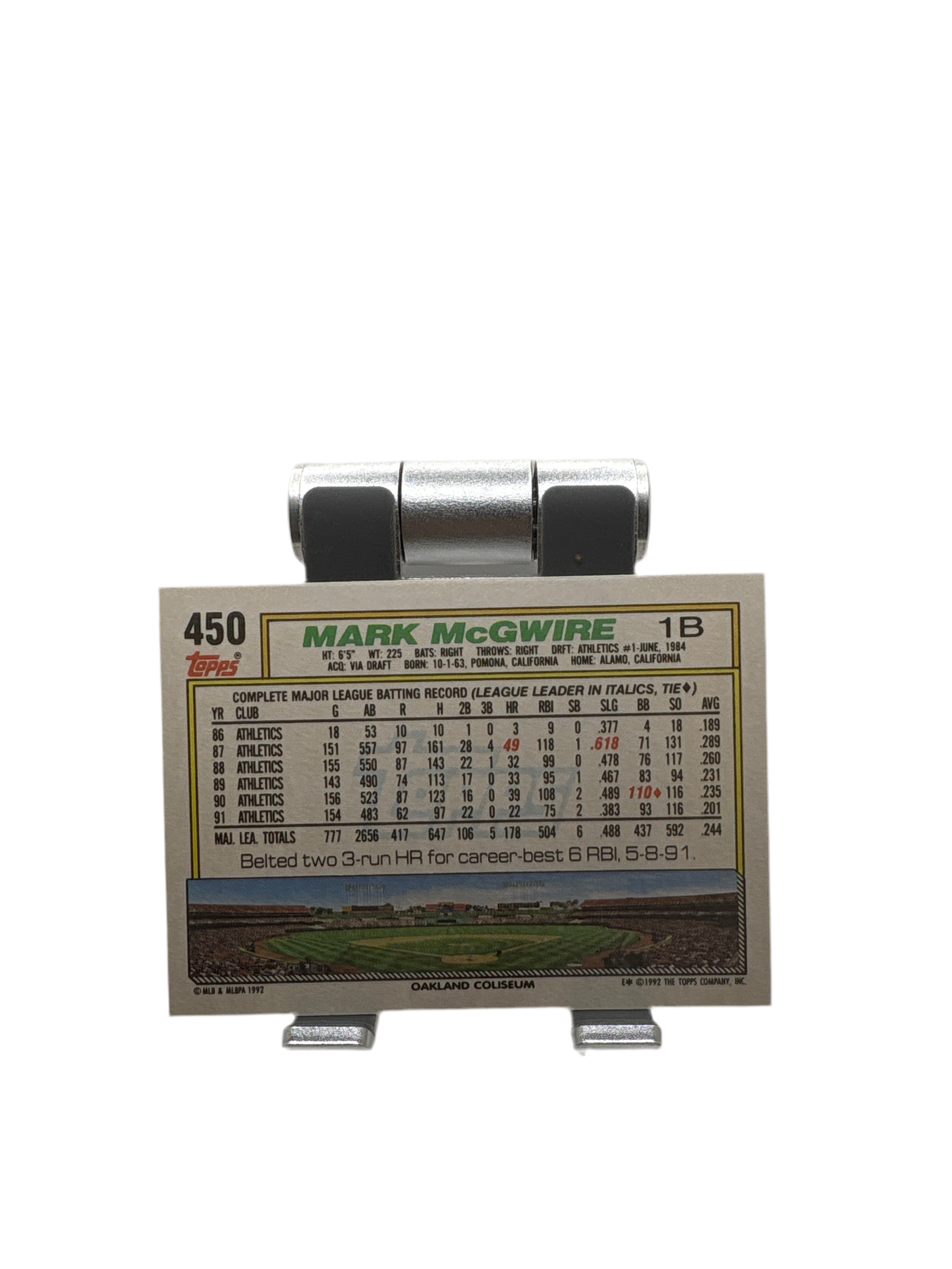 Topps Mark McGwire