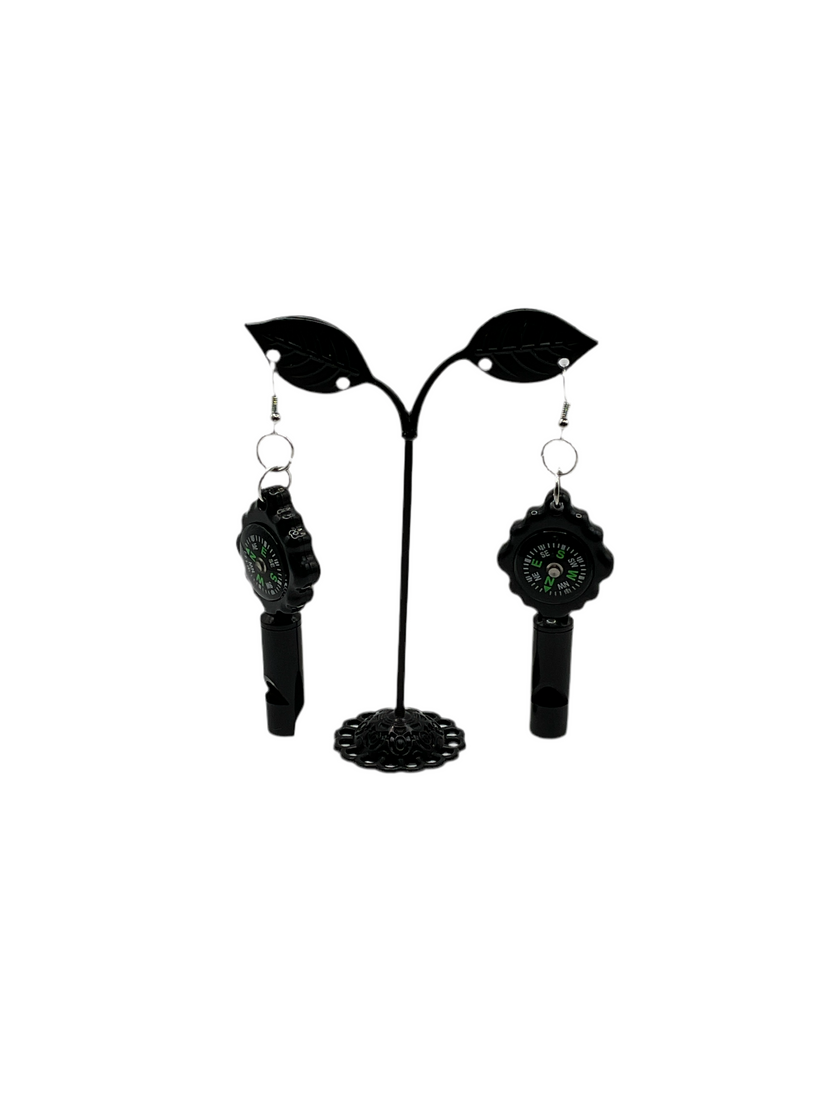compass earrings