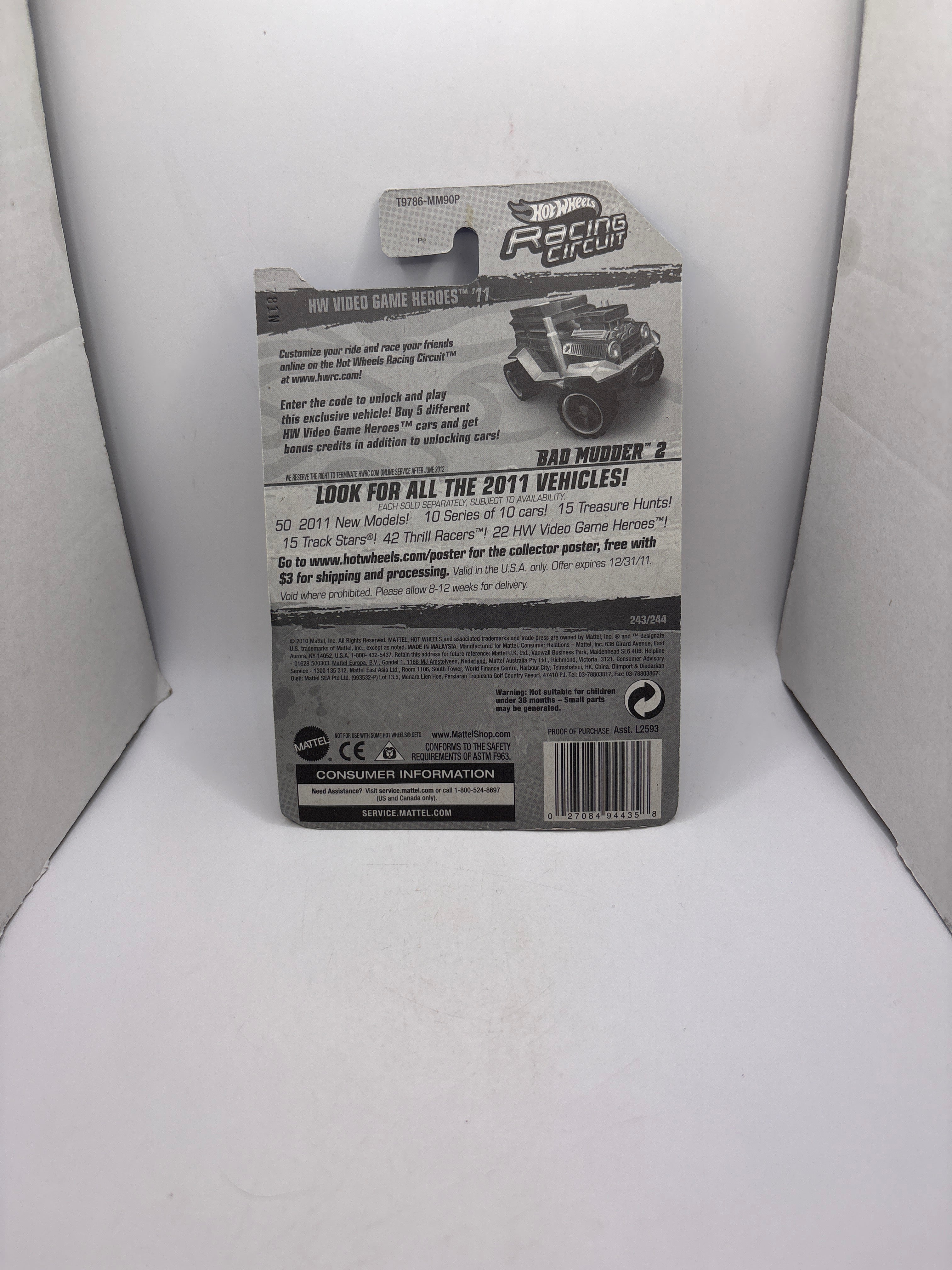 Hot Wheels Bad Mudder 2 Diecast