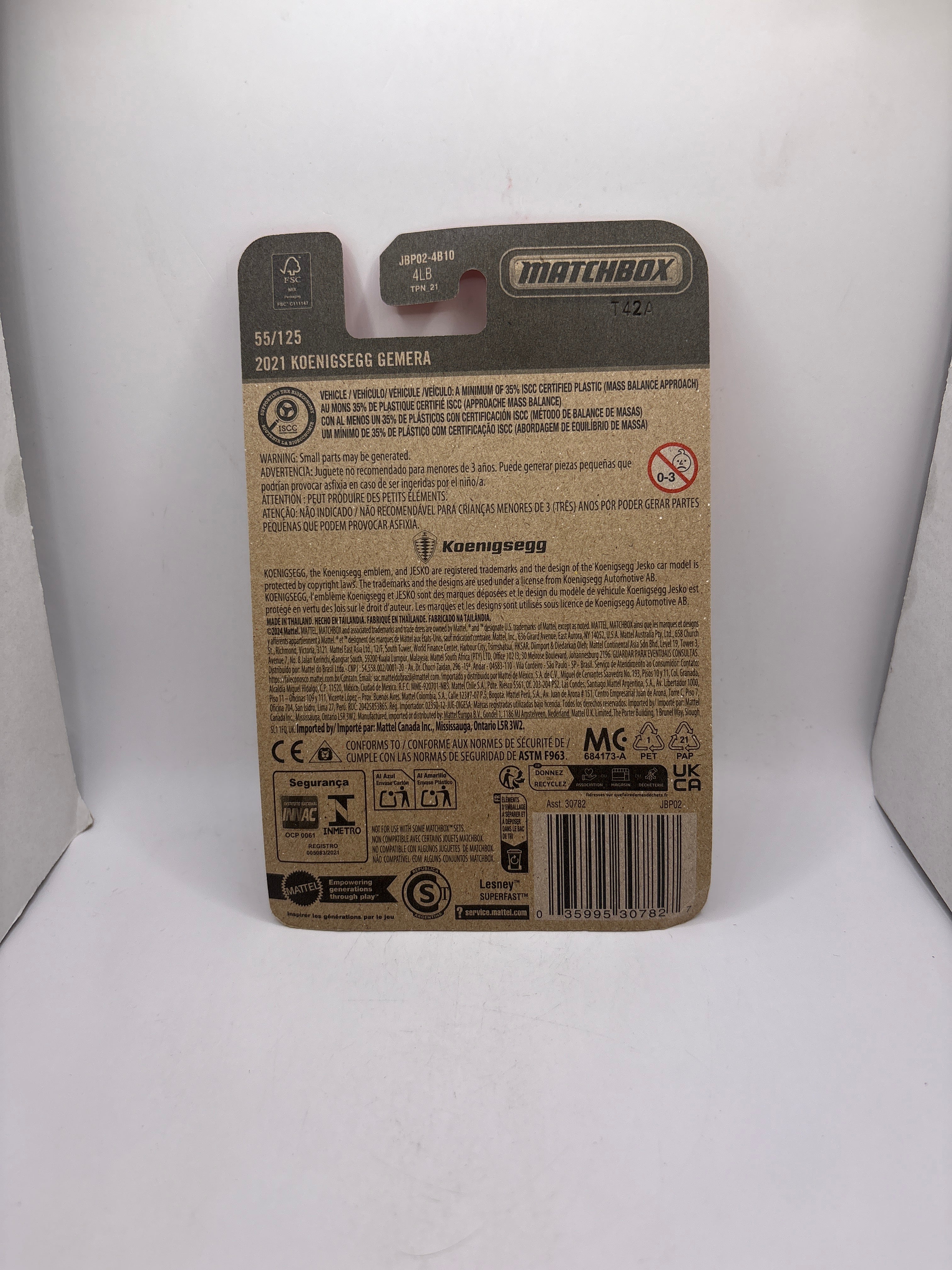 Matchbox 2021 Koenigsegg Gemera Diecast