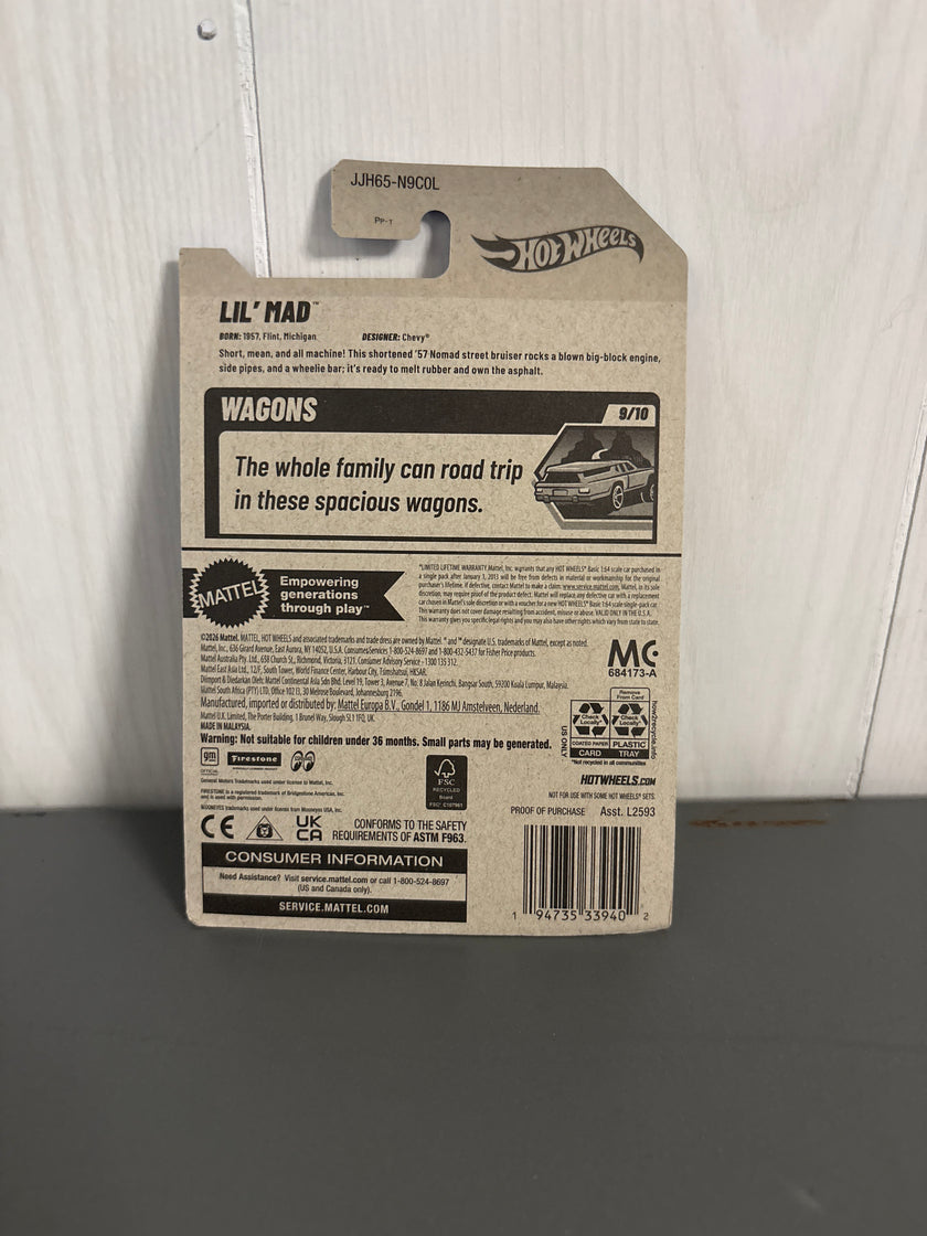 Hot Wheels Lil Mad Diecast