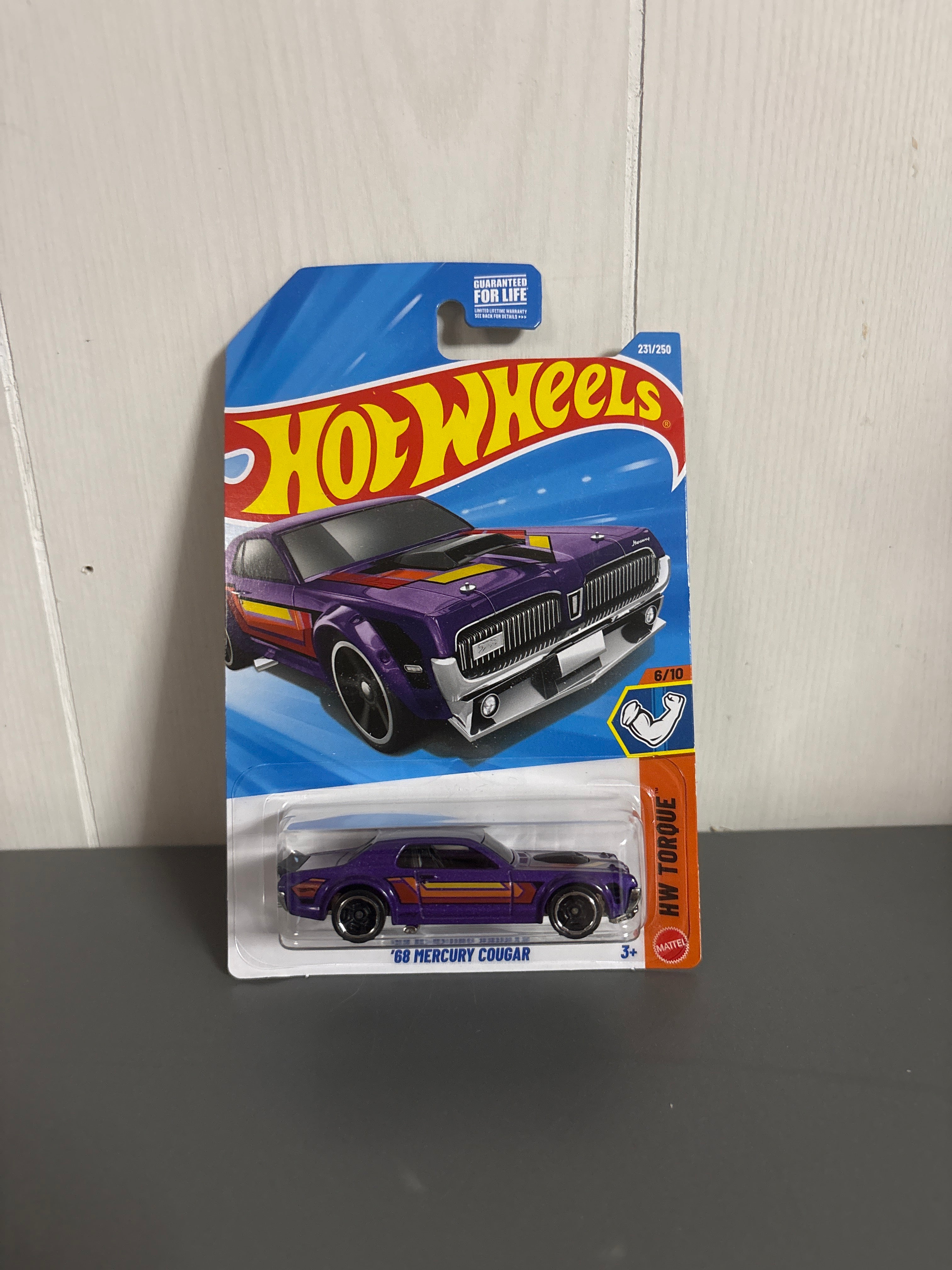 Hot Wheels 69 Mercury Cougar Diecast