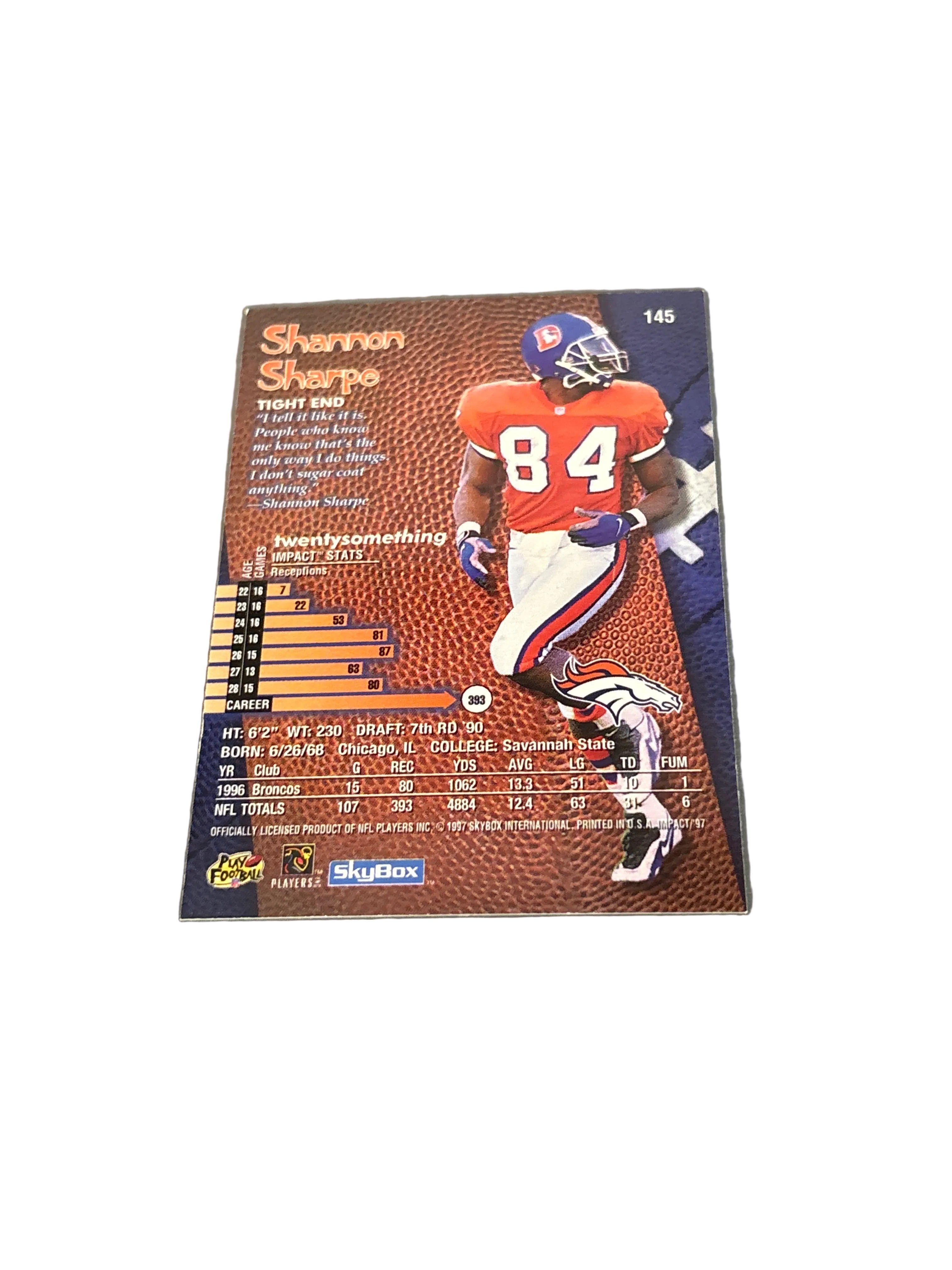 Skybox Shannon Sharpe
