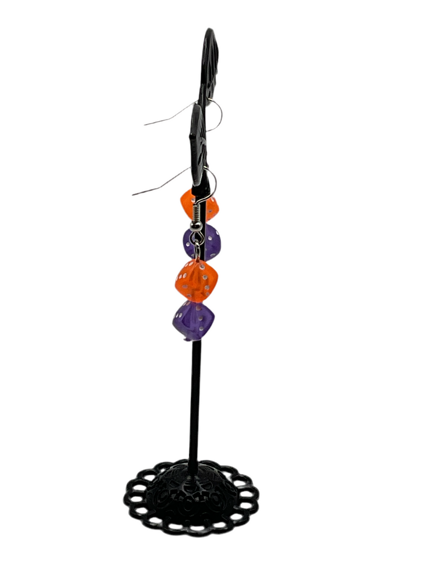 Dice earrings
