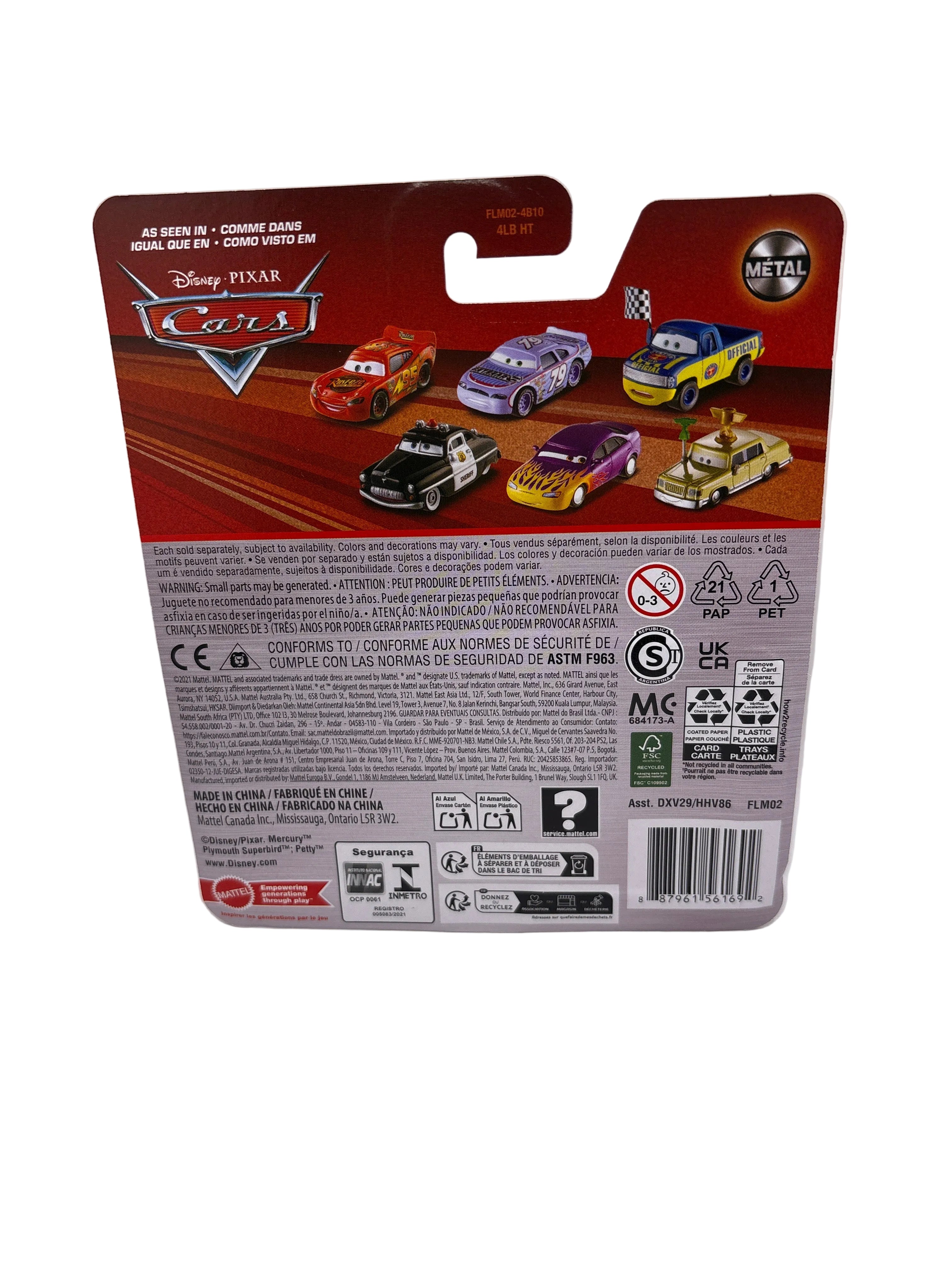 Disney Pixar Cars Strip Weathers AKA The King Diecast blue