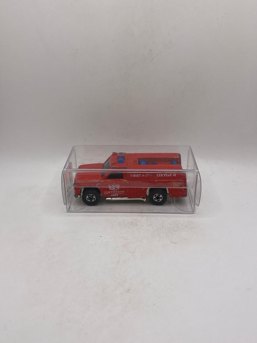 Hot Wheels Emergency Unit Diecast red