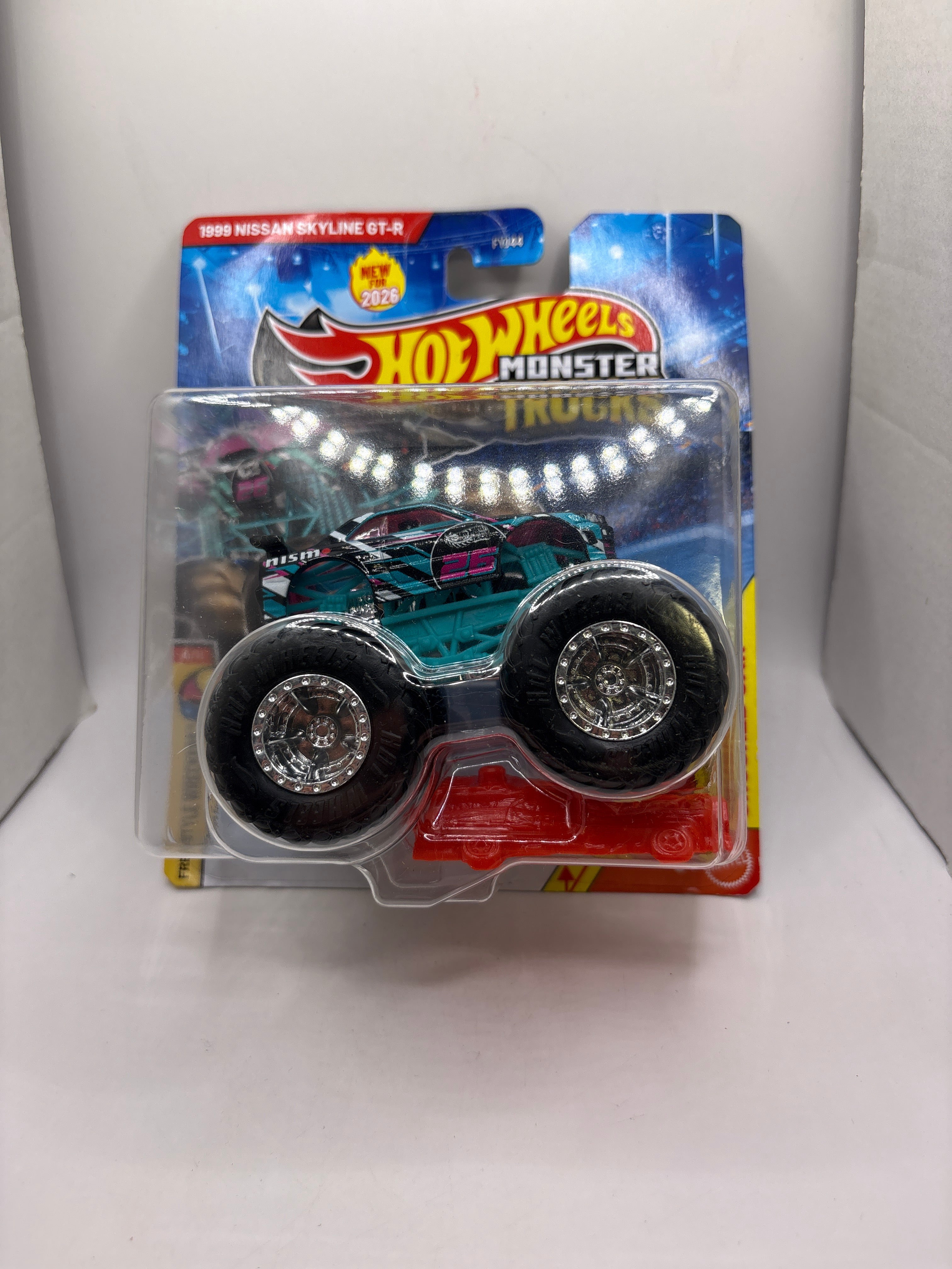 Hot Wheels 1999 Nissan Skyline GT-R Monster Truck Diecast blue