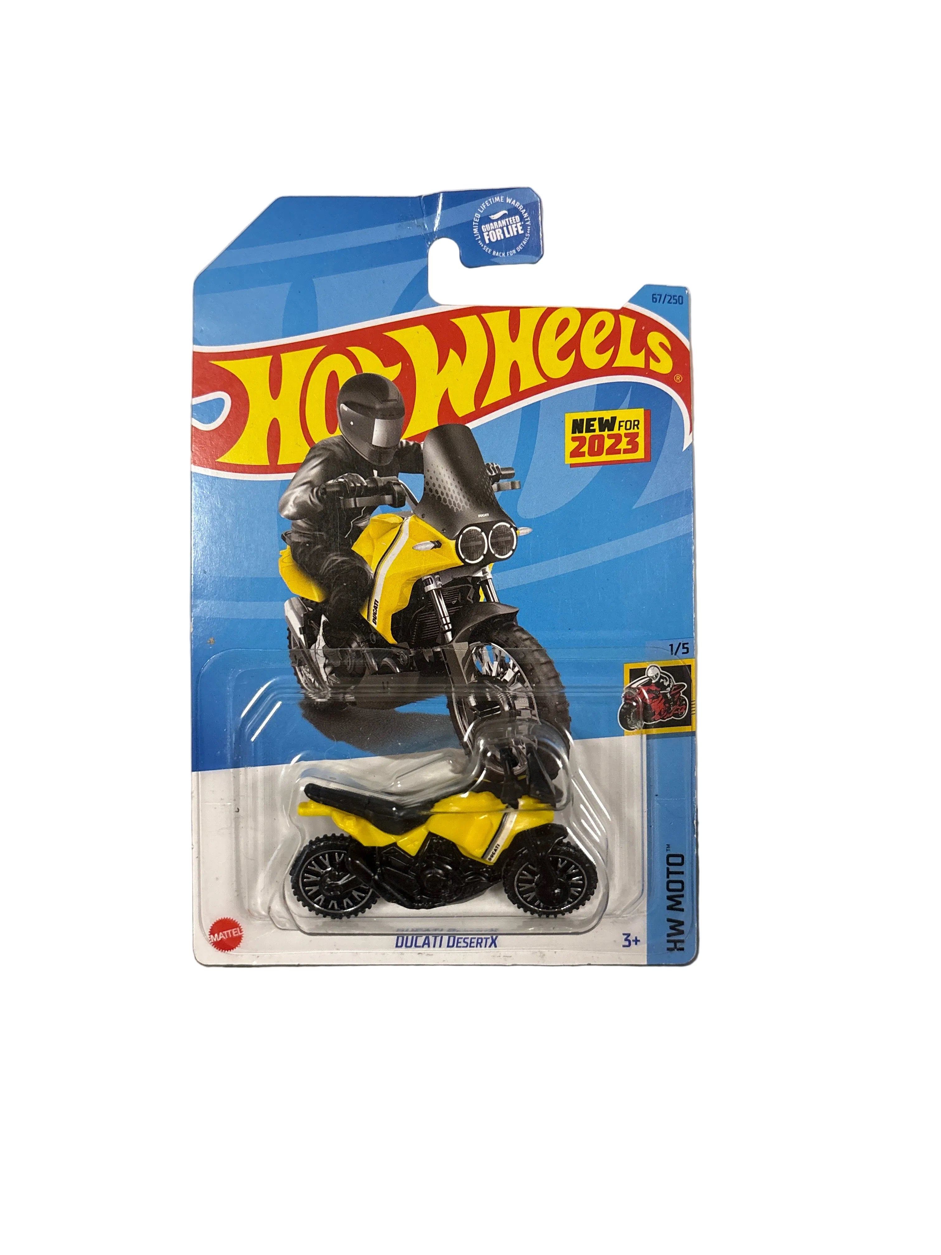 Hot Wheels Ducati DesertX Diecast yellow