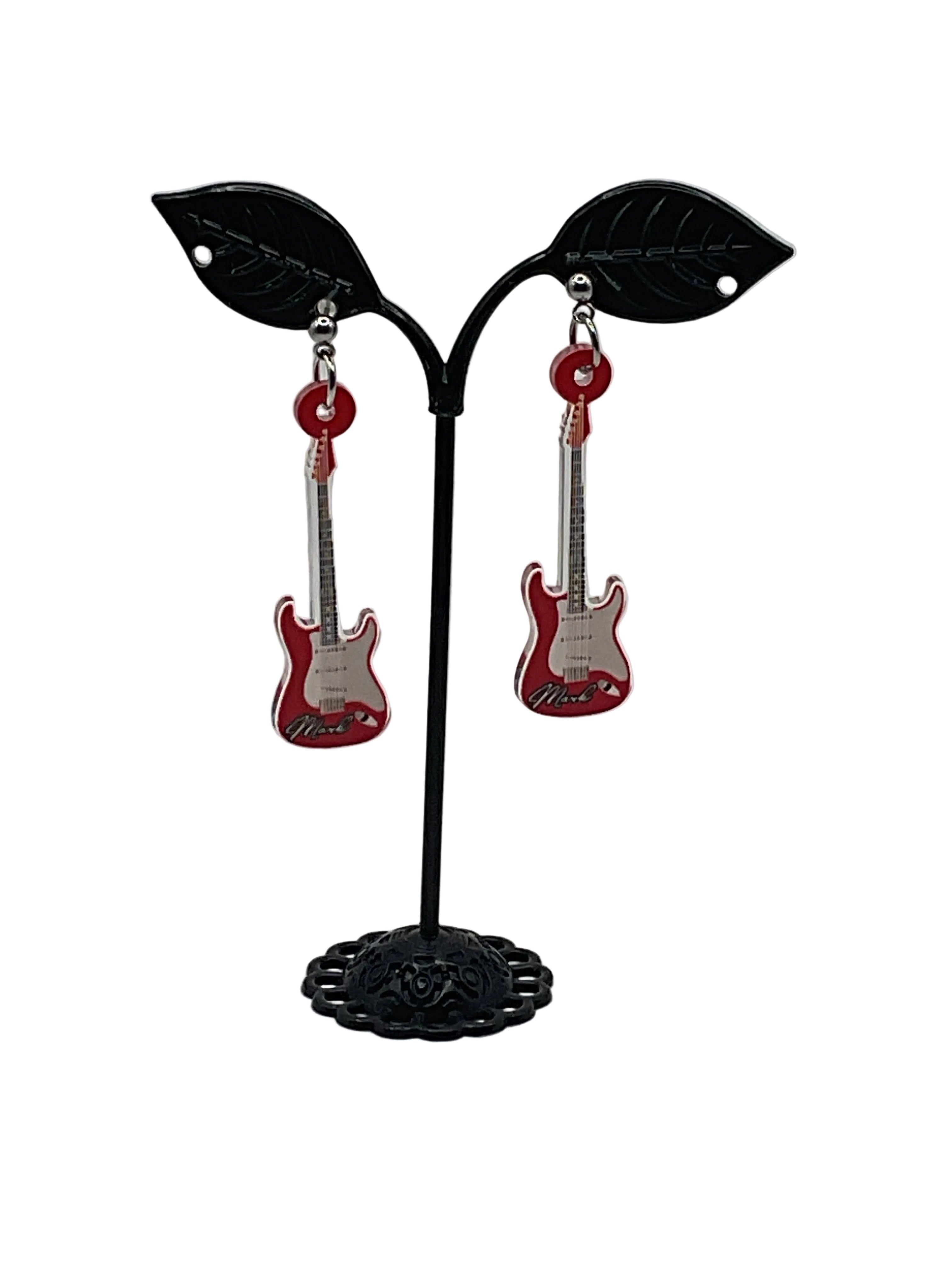 Guitar Earrings