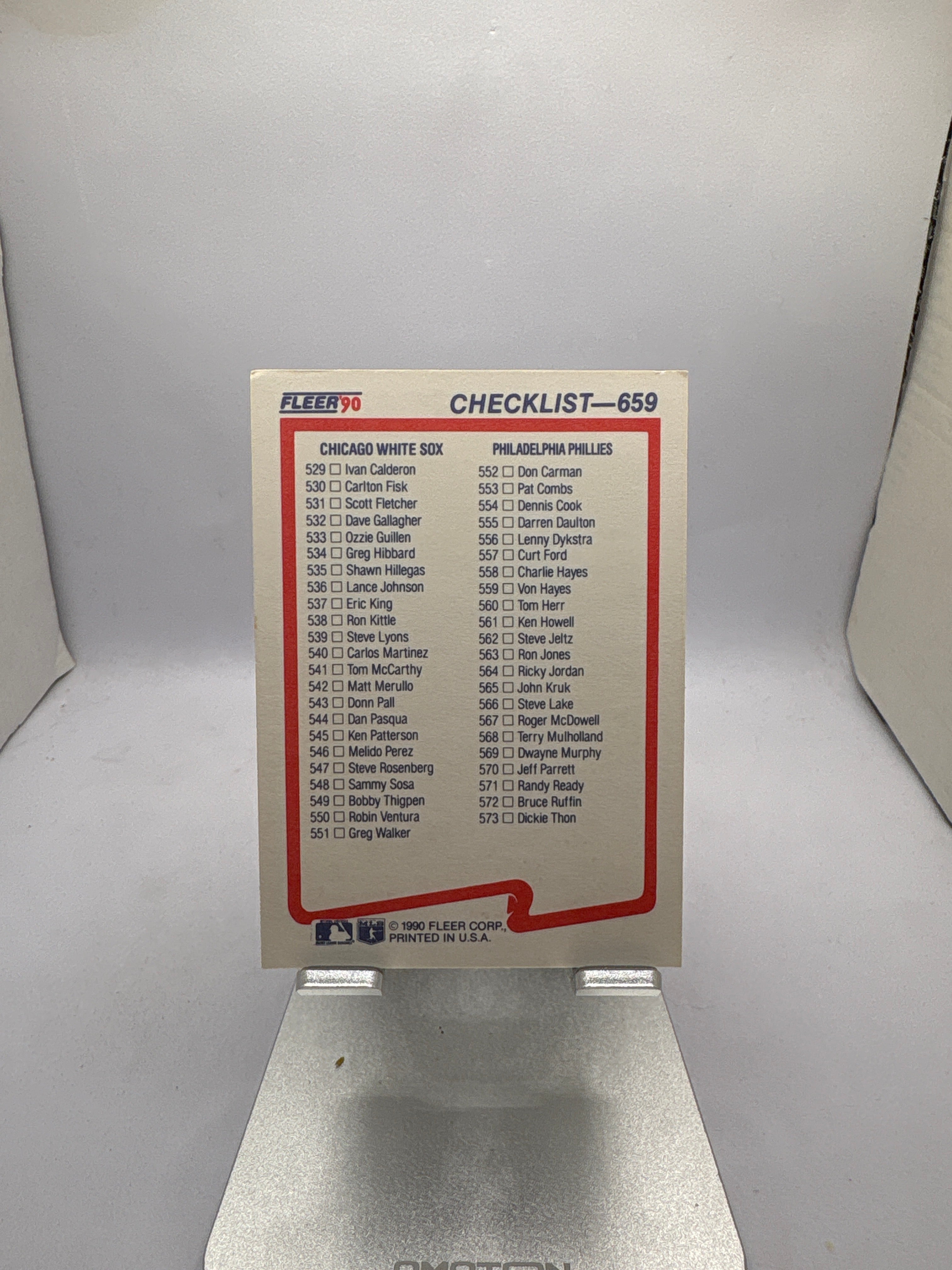 Fleer Checklist