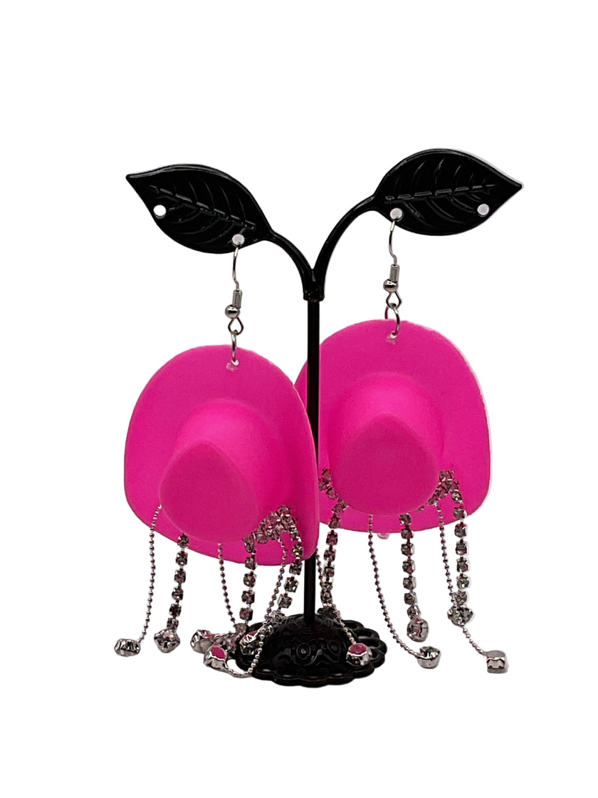 Cowgirl Hat Earrings